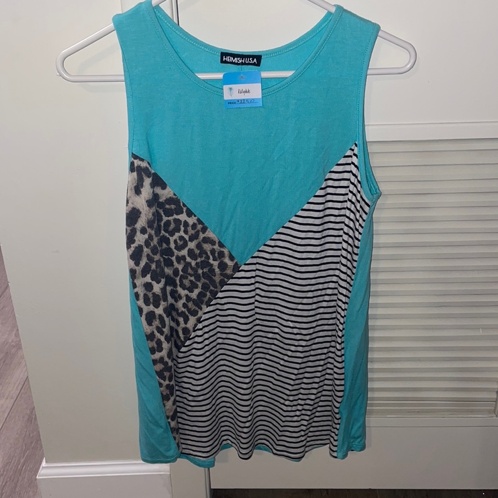 Boutique Turquoise Tank